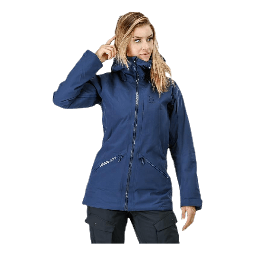 Niva Insulated Parka Blue Hagl fs Brandosa