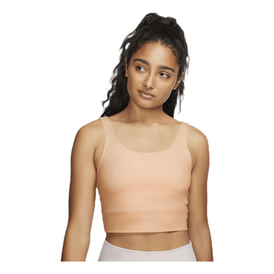 Nike Yoga Luxe Crop Top Orange