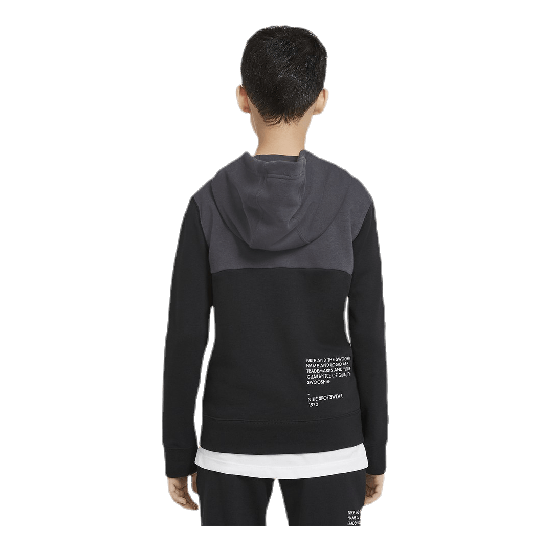 NSW Swoosh Zip Hoodie Junior Black/Grey