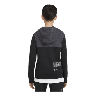 NSW Swoosh Zip Hoodie Junior Black/Grey