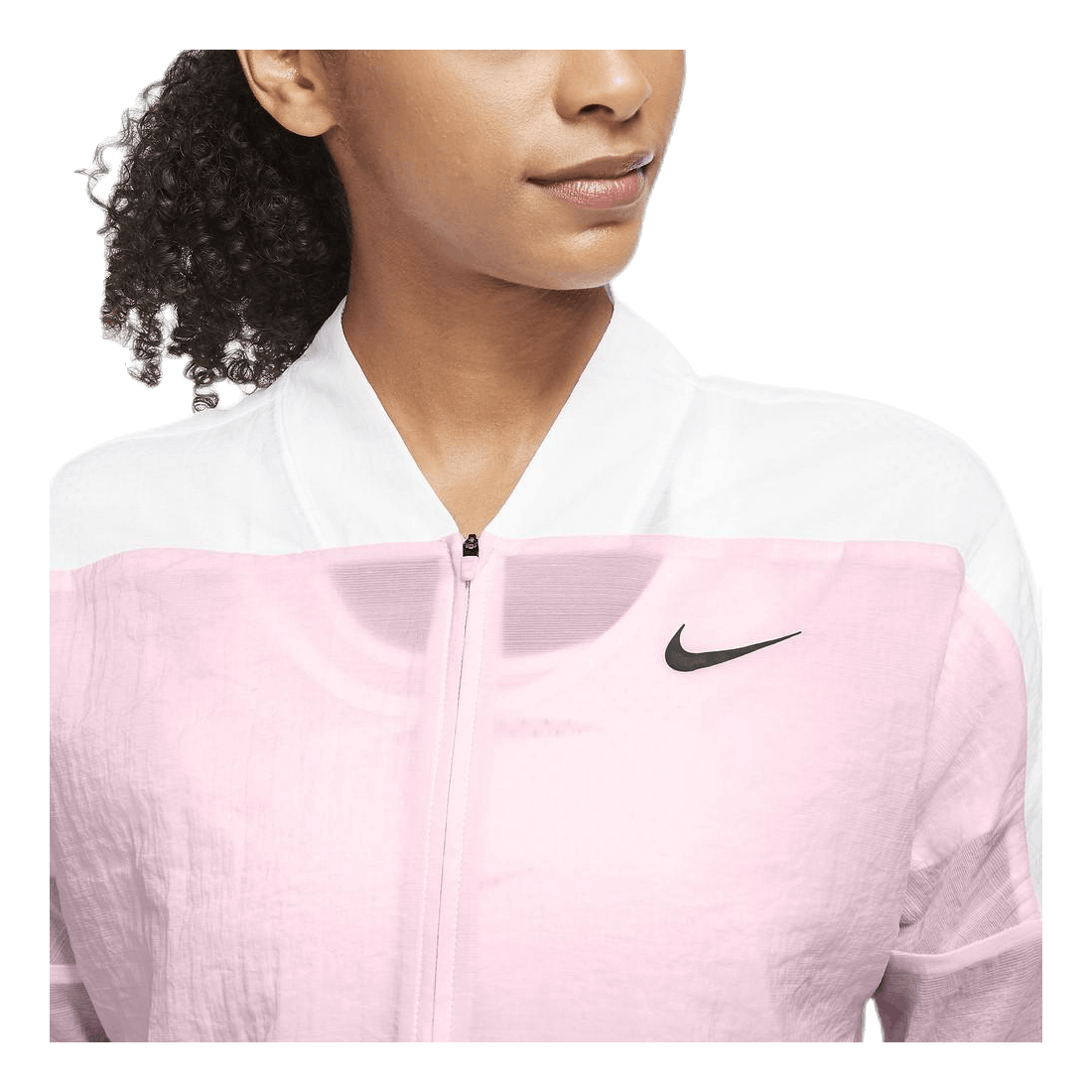 Icon Clash jacket Pink/White