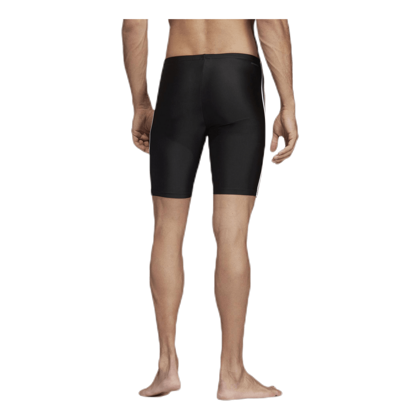 Fitness 3 Stripes Swim Jammer Black / White