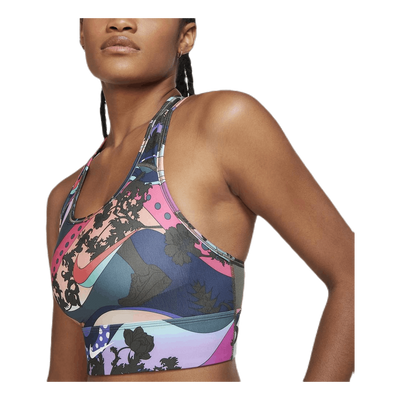 Swoosh Icon Clash Bra Print LL Blue/White