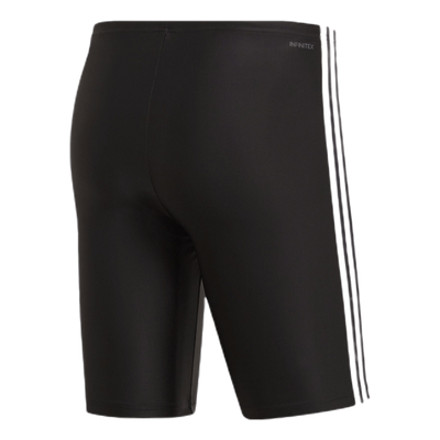 Fitness 3 Stripes Swim Jammer Black / White