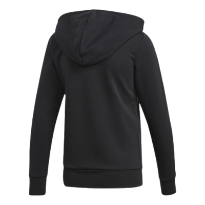 Essentials 3S Full Zip Hoodie Black / White