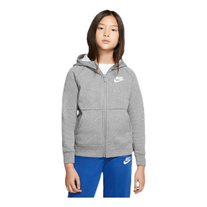 PE Zip Hoodie Junior Grey