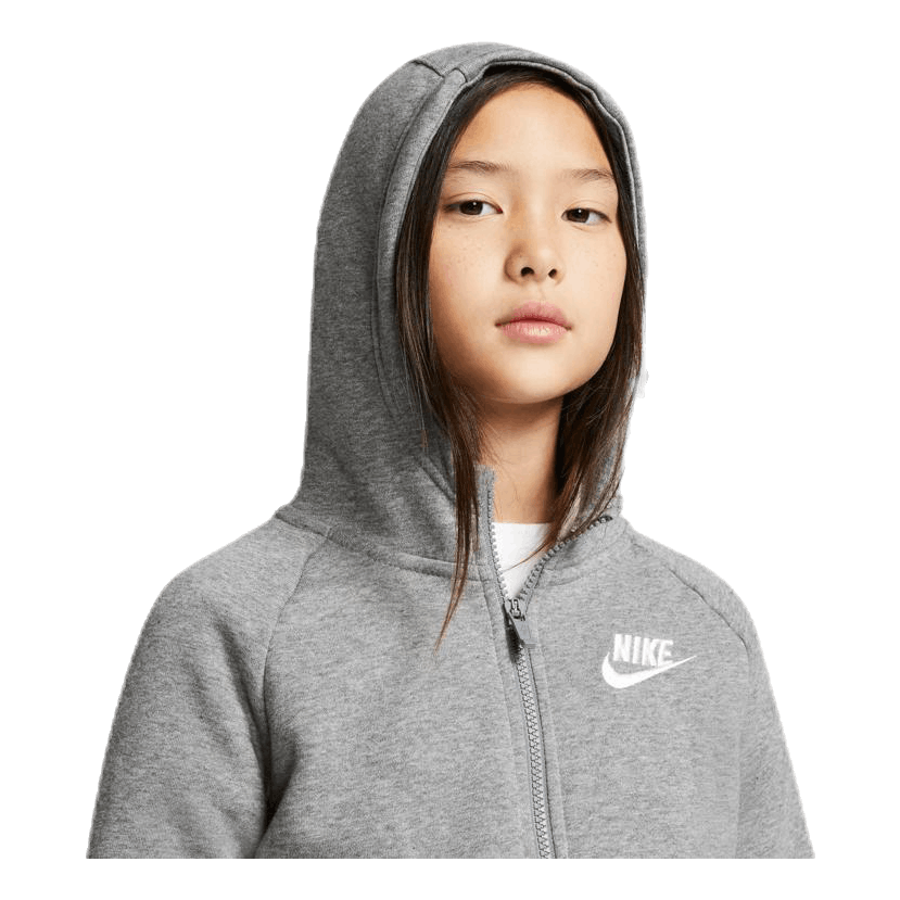 PE Zip Hoodie Junior Grey