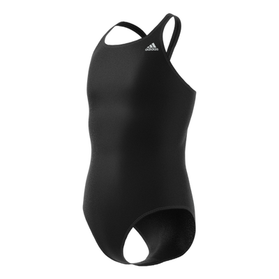 Solid Fitness Swimsuit Black