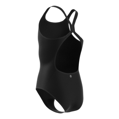 Solid Fitness Swimsuit Black