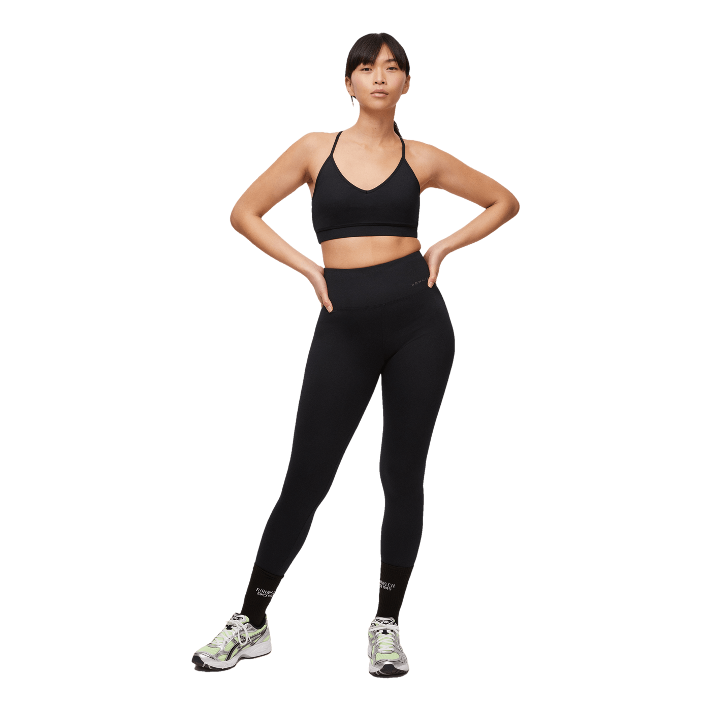Kay High Waist Tights Black