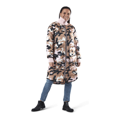 Nyre Parka Pink/Patterned