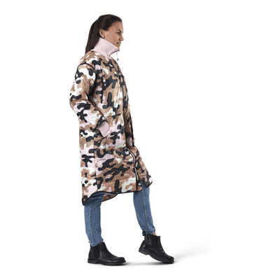 Nyre Parka Pink/Patterned