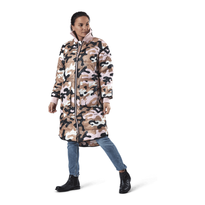 Nyre Parka Pink/Patterned