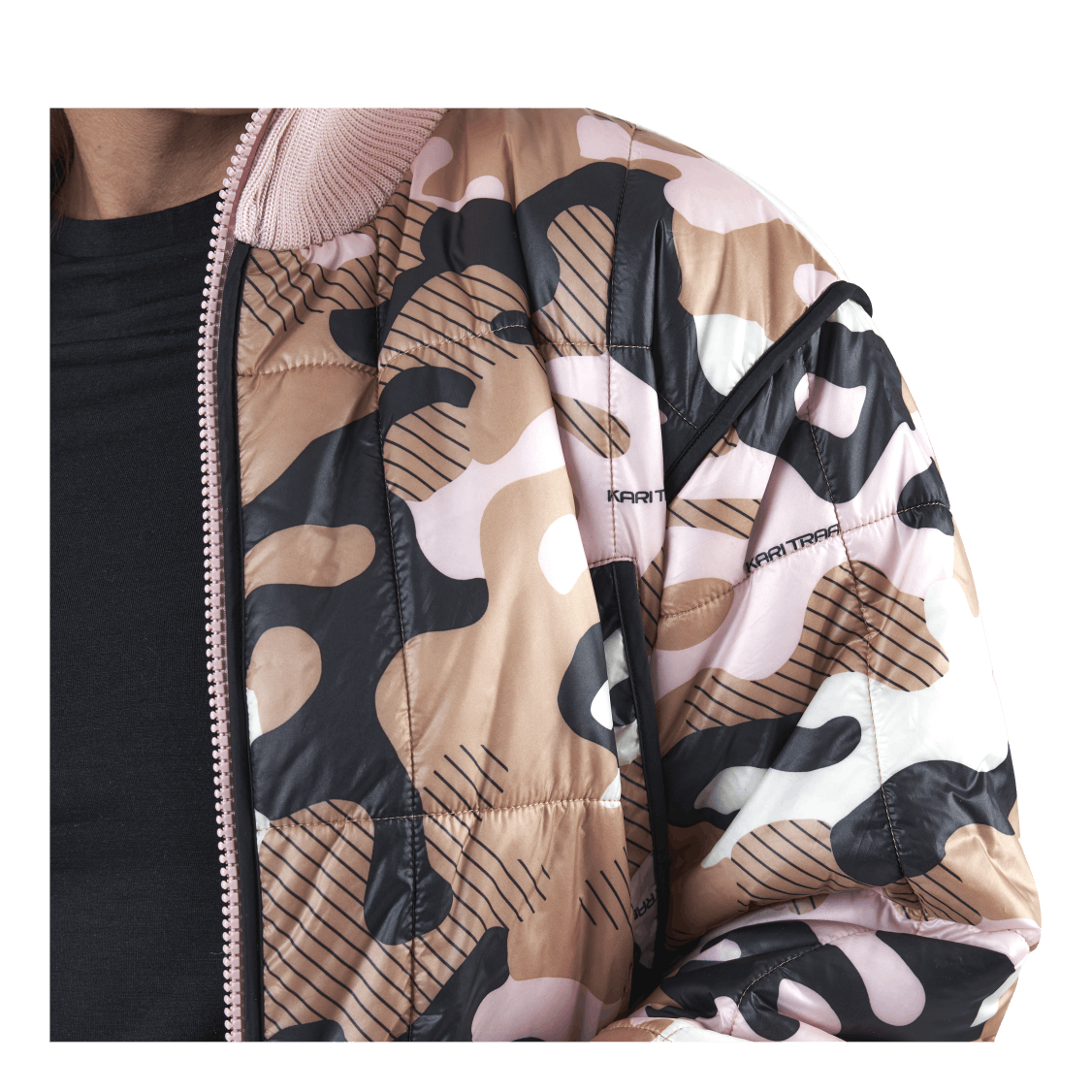 Nyre Parka Pink/Patterned