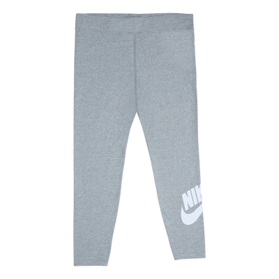 Sportswear Essential Women's High-Waisted Leggings (Plus Size) DK GREY HEATHER/WHITE