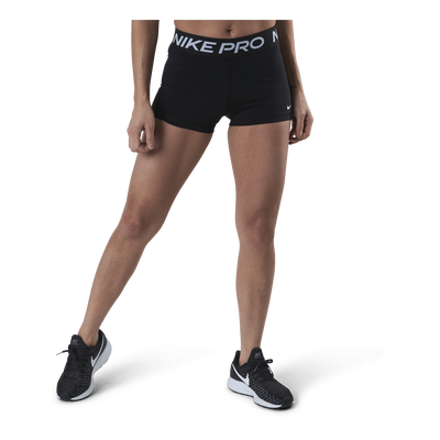 Nike Pro Women's 3" Shorts BLACK/WHITE