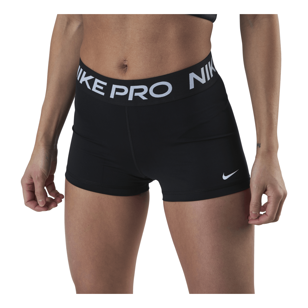 Nike Pro Women's 3" Shorts BLACK/WHITE