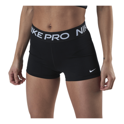 Nike Pro Women's 3" Shorts BLACK/WHITE