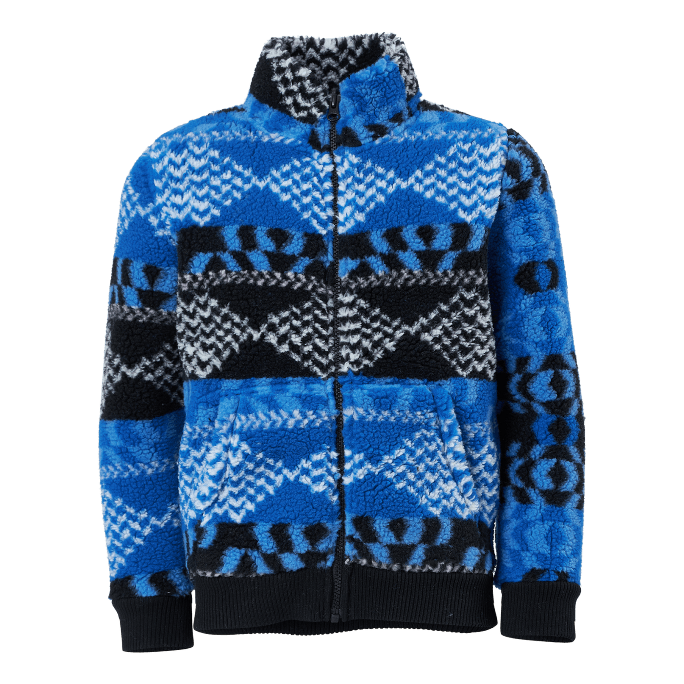 Junior Original Pile Zip Jacket Blue/Black