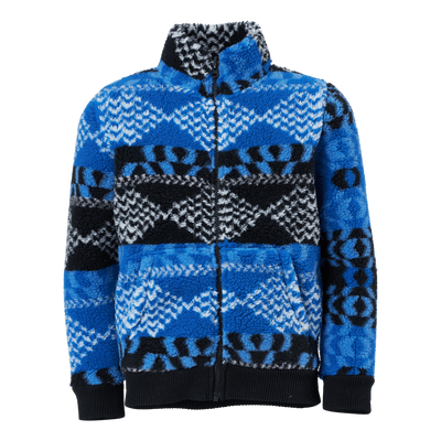 Junior Original Pile Zip Jacket Blue/Black