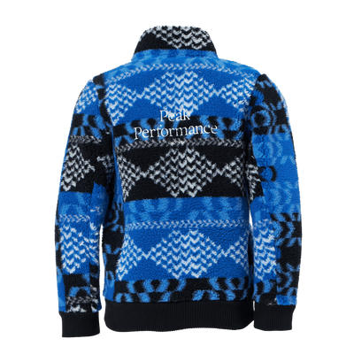 Junior Original Pile Zip Jacket Blue/Black