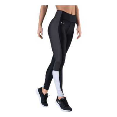 UA HG Armour Perforation Inset Leggings Black