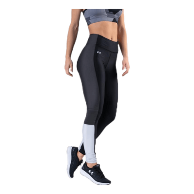 UA HG Armour Perforation Inset Leggings Black