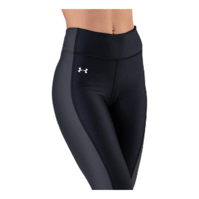 UA HG Armour Perforation Inset Leggings Black