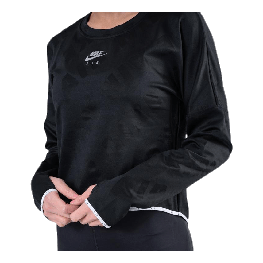 Air Midlayer Crew Black