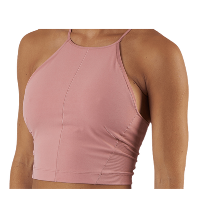 Yoga Stmt Cln Crop Tank Pink/Beige