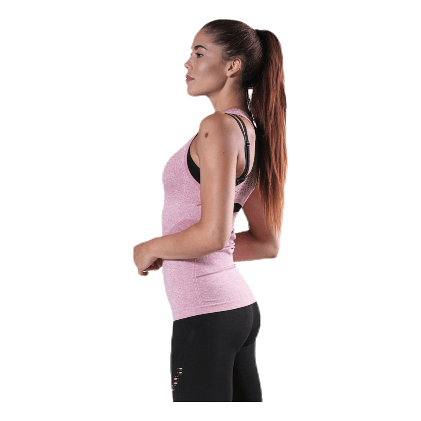 Fitness Seamless Mesh Tank Pink