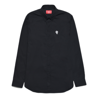 Poplin Palm Shirt Black