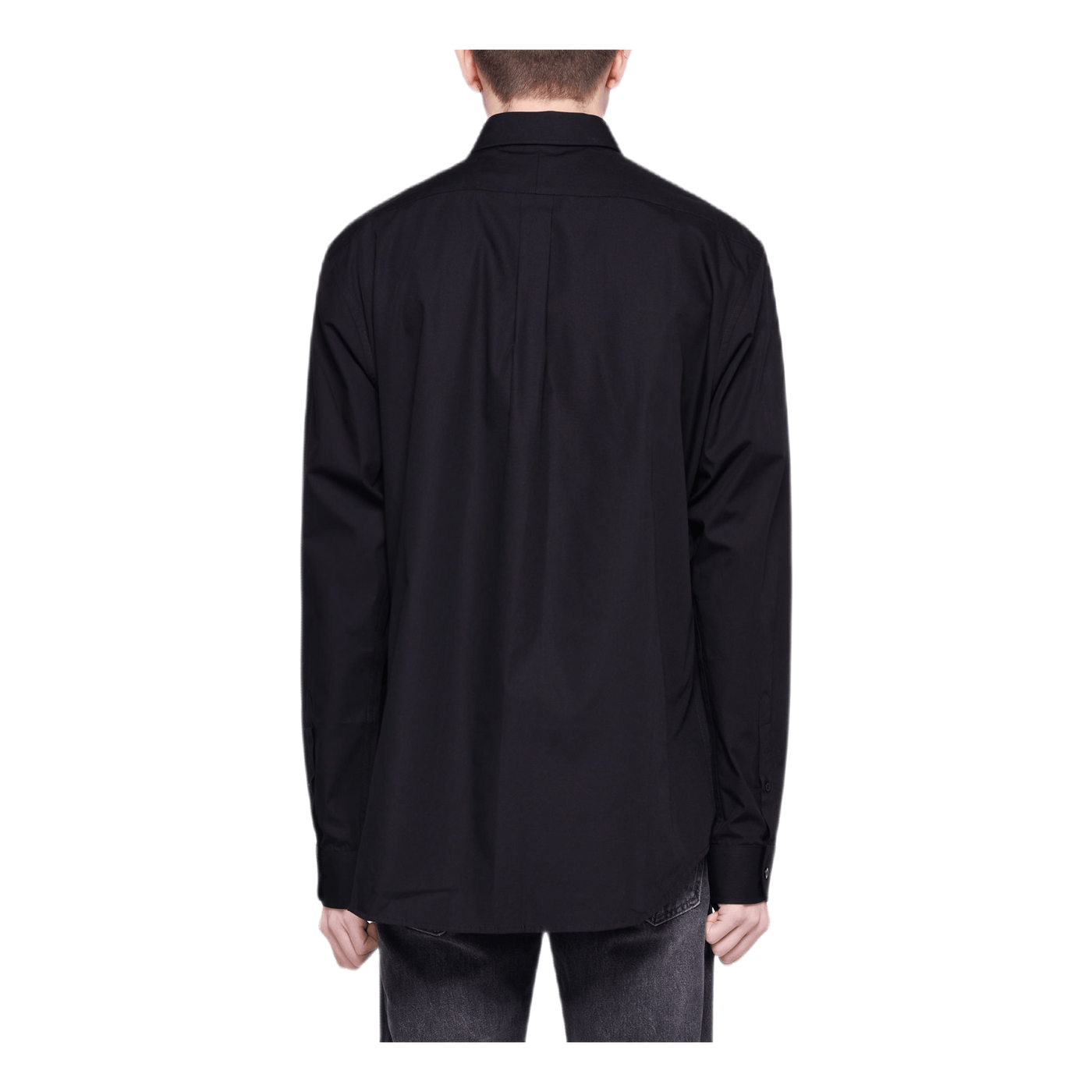 Poplin Palm Shirt Black