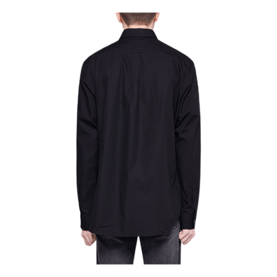 Poplin Palm Shirt Black