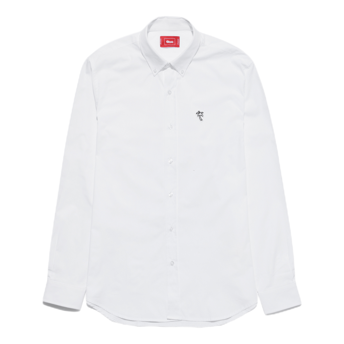 Poplin Palm Shirt White