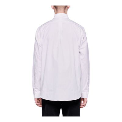 Poplin Palm Shirt White