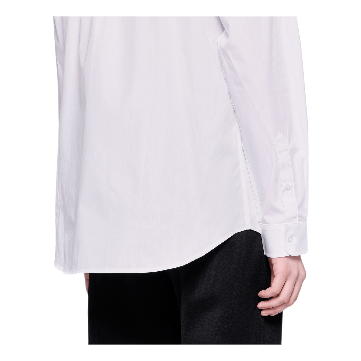 Poplin Palm Shirt White