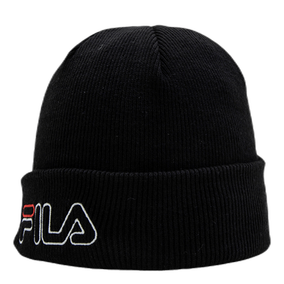 Beanie Leniar Outline Logo Black