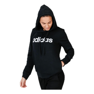 Essentials Linear Over Head Hoodie Black / White