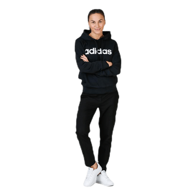 Essentials Linear Over Head Hoodie Black / White