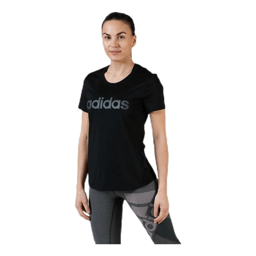 Women D2M Logo T-Shirt Black / Grey Six