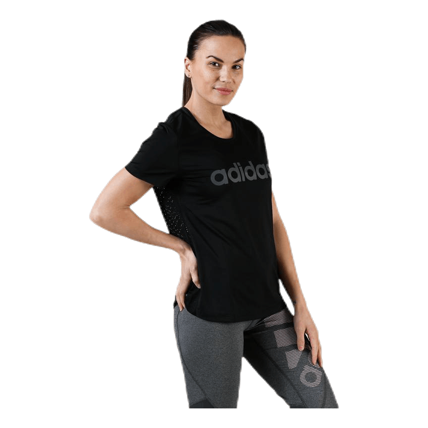 Women D2M Logo T-Shirt Black / Grey Six