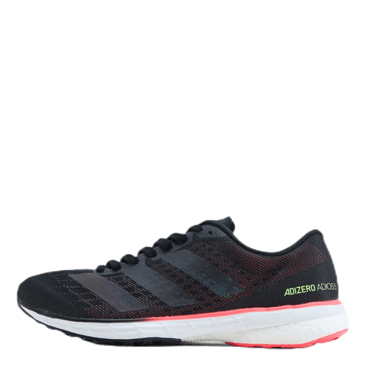 Adizero Adios 5 Shoes Core Black / Core Black / Signal Pink / Coral