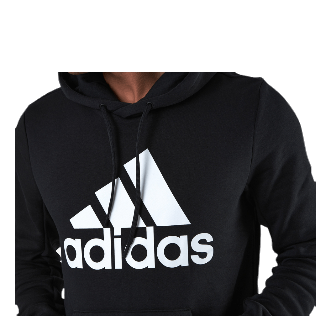 Mens Badge Of Sport Fleece Hoodie Black