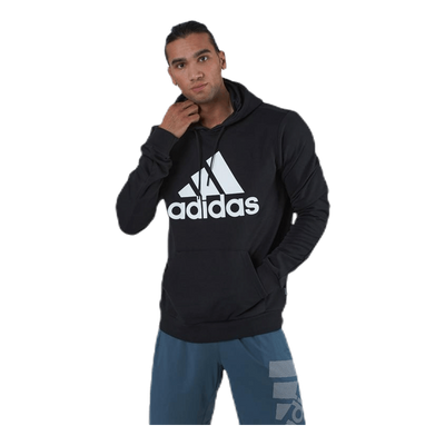 Mens Badge Of Sport  French Terry Hoodie Black