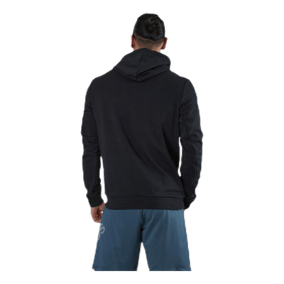 Mens Badge Of Sport  French Terry Hoodie Black