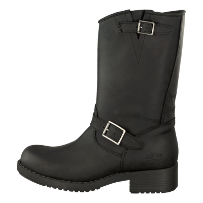 Mid Boot Black/Silver