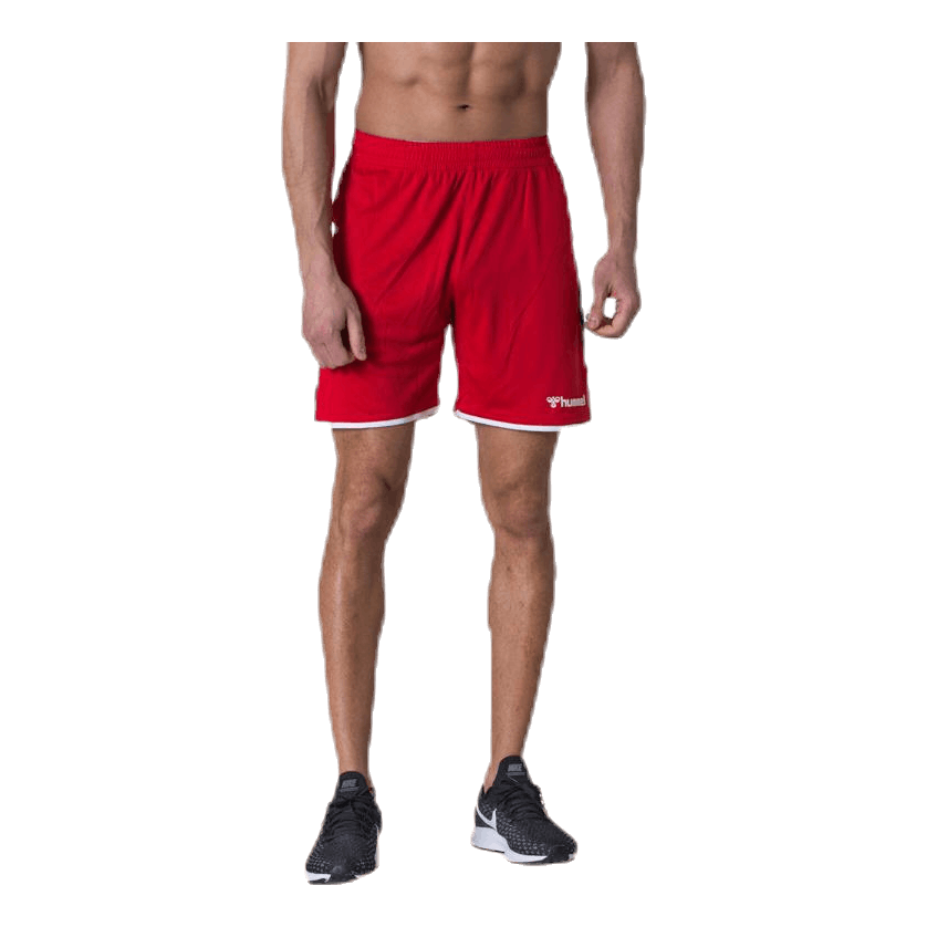 Authentic Poly Shorts Red