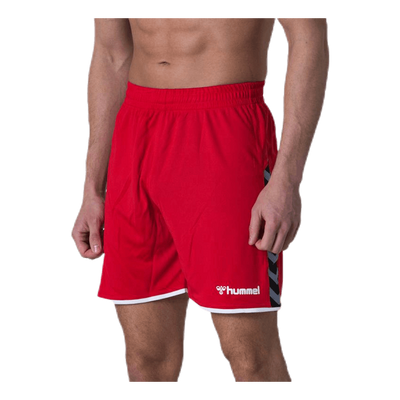 Authentic Poly Shorts Red