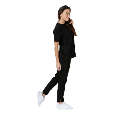 Ria Ss Fold Up Solid Tee Black